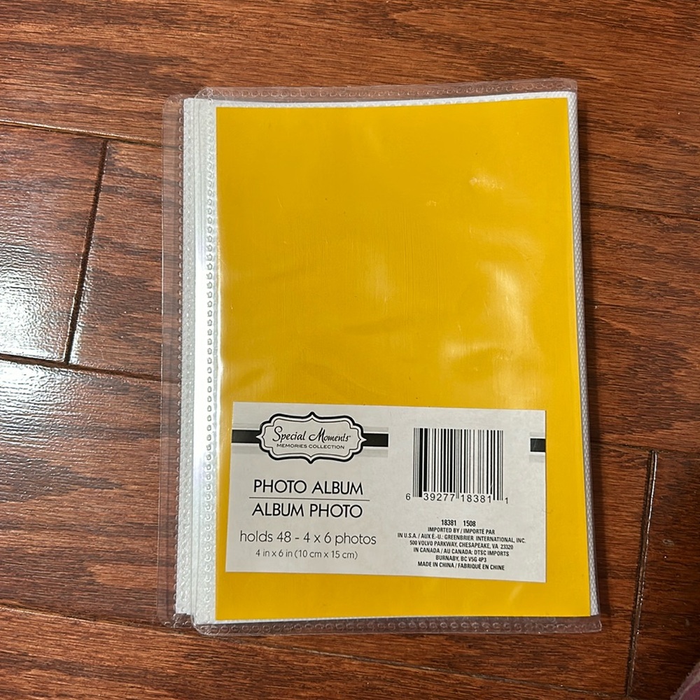 Yellow photo album